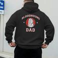Bloodhound Dad Dog Father Men's Hoodie Back Print