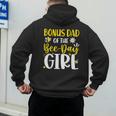 Bonus Dad Of The Bee Day Girl Birthday Party Family Men's Hoodie Back Print