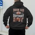 Bonus Dad Of The Birthday Boy Football Game Day Men's Hoodie Back Print