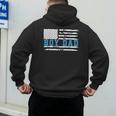 Boy Dad Proud Dad Of Boy Father Of Boy Shirt For Dad US Flag Men's Hoodie Back Print