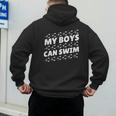 My Boys Can Swim T-Shirt First Time Dad To Be Men's Hoodie Back Print