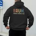 Bruh Formerly Known As Dad Men's Hoodie Back Print Bruh Formerly Known As Dad Men's Hoodie Back Print