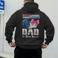 Burnouts Or Bows Your Dad Loves You Gender Reveal Men's Hoodie Back Print Burnouts Or Bows Your Dad Loves You Gender Reveal Men's Hoodie Back Print