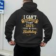 I Can't Keep Calm It's My Dad Birthday Men's Hoodie Back Print