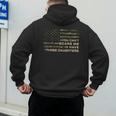 You Can’t Scare Me I Have Three Daughters Fathers Day Dad Men's Hoodie Back Print