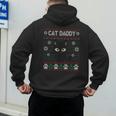 Cat Daddy Ugly Christmas Sweater Pajama Kitty Cat Lover Xmas Men's Hoodie Back Print
