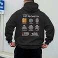 Cat Geometry Math Cat For Cat Dad Cat Mom Kids Men's Hoodie Back Print