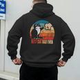 Cat Loving Daddy Fathers Day Mens None Best Cat Dad Ever Paw Fist Bump Fathers Day TeeShirt Small US Men's Hoodie Back Print