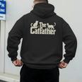 The Catfather Cat Dad Father's Day Cat Lover Men's Hoodie Back Print