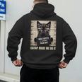 Catnip Made Me Do It Mugshot For Cat Lover Cat Mom Cat Dad Men's Hoodie Back Print