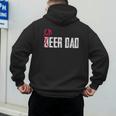 Cheer Dad Beer Dad Cheerleading Father Father's Day Men's Hoodie Back Print