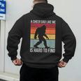 Cheer Dad Cheerleading Bigfoot Men's Hoodie Back Print Cheer Dad Cheerleading Bigfoot Men's Hoodie Back Print