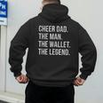 Cheer Dad Cheerleading Men's Hoodie Back Print
