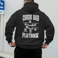 Cheer Dad Playbook Men's Hoodie Back Print