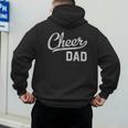 Cheer Dad Proud Cheerleading Dad Small Men's Hoodie Back Print