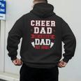 Cheer Dad Like A Regular Dad But Broke Cheerleader Dad Men's Hoodie Back Print