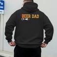 Cheerleader Dad Beer Cheerleading Cheer Dad Men's Hoodie Back Print