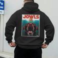 Chocolate Lab Jowls Labrador Retriever Dog Mom Dad Men's Hoodie Back Print