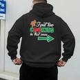 Christmas Twins Expecting Dad T-Shirt Pregnant Wife Tee Men's Hoodie Back Print