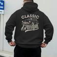 Classic Grandpa Saying Car Lover Men Dad Papa Grandpa Men's Hoodie Back Print