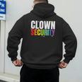 Clown Security Halloween Dad Mom Costume Men's Hoodie Back Print Clown Security Halloween Dad Mom Costume Men's Hoodie Back Print