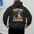Cool Bowling Men Dad Bowler Fun Crazy Best Bowling Men's Hoodie Back Print