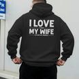 Cool Cornhole Art For Men Dad Love My Wife Husband Corn Hole Small Men's Hoodie Back Print Cool Cornhole Art For Men Dad Love My Wife Husband Corn Hole Small Men's Hoodie Back Print