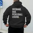Cool Pickleball For Men Husband Dad Legend Pickleball Player Men's Hoodie Back Print Cool Pickleball For Men Husband Dad Legend Pickleball Player Men's Hoodie Back Print