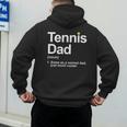 Cool Tennis Novelty For Men Dad Tennis Lover Tennis Player Men's Hoodie Back Print
