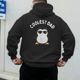 The Coolest Dad Cool Penguin By Dangerous Dad Men's Hoodie Back Print
