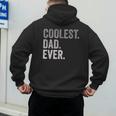 Coolest Dad Ever For Greatest Number 1 Dad Best Father Men's Hoodie Back Print