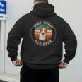 Corgi Dad Idea For Men Men's Hoodie Back Print