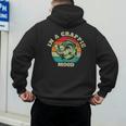 In A Crappie Mood Retro Fishing Sarcastic Dad Men's Hoodie Back Print