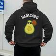 Cute Avocado For Dad Men Fruit Avocado Pear Lovers Men's Hoodie Back Print