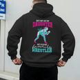 Cute Wrestling Daughter Favorite Wrestler Dad Mom Men's Hoodie Back Print