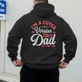 Cuter Version Of Dad Cute Kid Boy Girl Proud New Dad Men's Hoodie Back Print