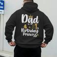 Dad Of The 1st Birthday Princess Girl 1 Years Old B-Day Men's Hoodie Back Print