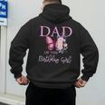 Dad 1st First Birthday Matching Family Butterfly Floral Men's Hoodie Back Print