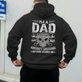 Dad Airplane Plane Aviation Aircraft Mechanic Men's Hoodie Back Print