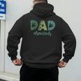 Dad Asaurus Dinosaur Birthday Mom Dad Birthday Boy T-Rex Men's Hoodie Back Print