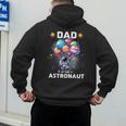 Dad Of The Astronaut Space Theme First Birthday Party Men's Hoodie Back Print Dad Of The Astronaut Space Theme First Birthday Party Men's Hoodie Back Print