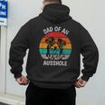Dad Of An Ausshole Australian Shepherd Aussie Men's Hoodie Back Print