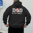 Dad Of The Birthday Boller Born 2 Ball Matching Family Party Men's Hoodie Back Print