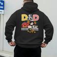 Dad Birthday Boy Farm Animal Farming Farmer Family B-Day Men's Hoodie Back Print