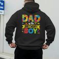 Dad Of The Birthday Boy Master Builder Kids Building Blocks Men's Hoodie Back Print Dad Of The Birthday Boy Master Builder Kids Building Blocks Men's Hoodie Back Print