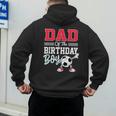 Dad Of The Birthday Boy Shirt Soccer Party Family Daddy Men's Hoodie Back Print