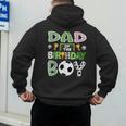 Dad Of The Birthday Boy Soccer Player Game Day Men's Hoodie Back Print Dad Of The Birthday Boy Soccer Player Game Day Men's Hoodie Back Print