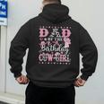 Dad Of The Birthday CowGirl Rodeo CowGirl Birthday Men's Hoodie Back Print
