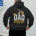 Dad Birthday Crew Construction Men's Hoodie Back Print