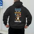 Dad Of The Birthday Girl Boy Cheetah Men's Hoodie Back Print